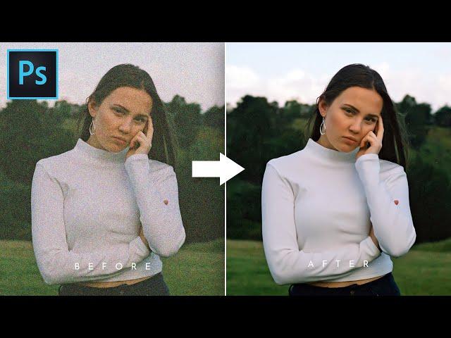 Tip To Reduce Noise in Photoshop | Reduce Grains | Photoshop Tutorial