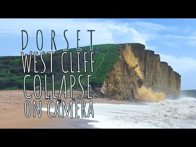 West Bay Cliff Collapse in Dorset Caught on Camera