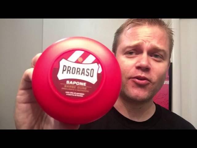 A Shave With Proraso Red Soap, The Hulk Brush, Merkur 39C Slant Razor, a Ladas Blade
