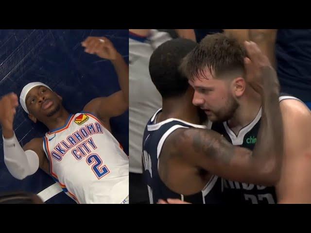 KYRIE IRVING CALMS DOWN LUKA & GOES CLUTCH! THEN SGA MADE LUKA WANNA FIGHT!