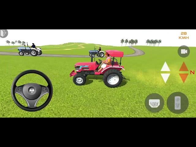 MAHINDRA TRACTOR MATTI LODING TOCHAN TRACTOR 3DX JCB INDIA GAME VIDEO #youtubevideo