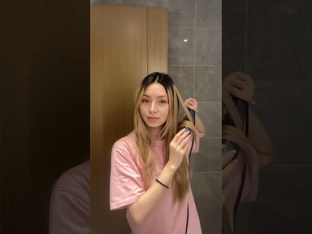 Lazy ends, pretty vibes #hairtok #hairstyle #haircare #hairtutorial