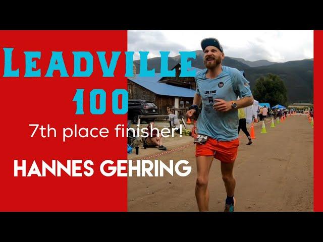 Leadville 100 7th Place Finisher // Hannes Gehring