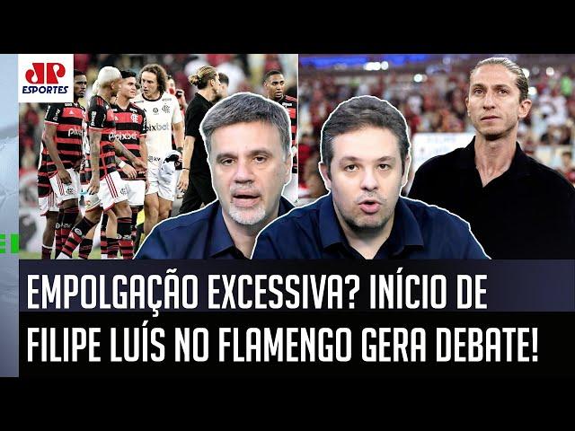 "O Filipe Luís NÃO TEM CULPA NENHUMA DISSO, cara! São os OUTROS que ESTÃO FALANDO que o Flamengo..."