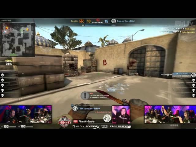 CS:GO - Karrigan 1vs3 clutch (100% HS)