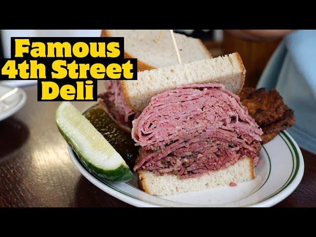 "Famous 4th Street Delicatessen" since 1923. Philly Legendary Eats.