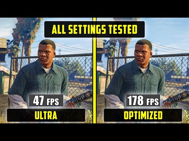 GTA 5 - Increase FPS by 278% | Performance Optimization Guide + Optimized Settings