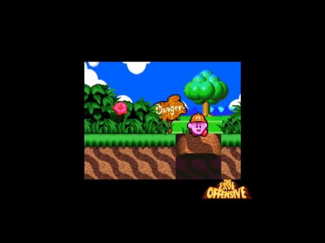 Kirby falls into the abyss (snes version)