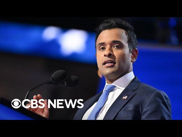 Vivek Ramaswamy delivers speech at RNC Day 2