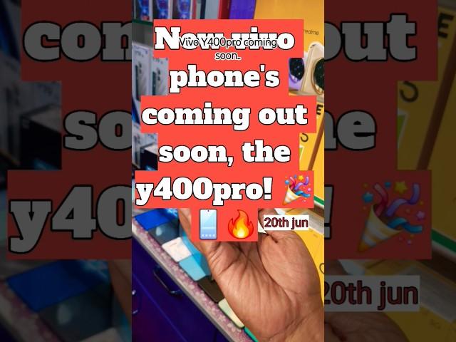 vivo Y400 pro launching soon on June 20th!  #Vivo #Y400Pro #Smartphone #Launch #June #Technology