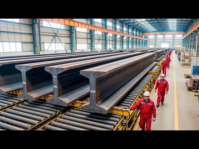 Making Steel Frames: 10,000 TONS Per Square Inch!