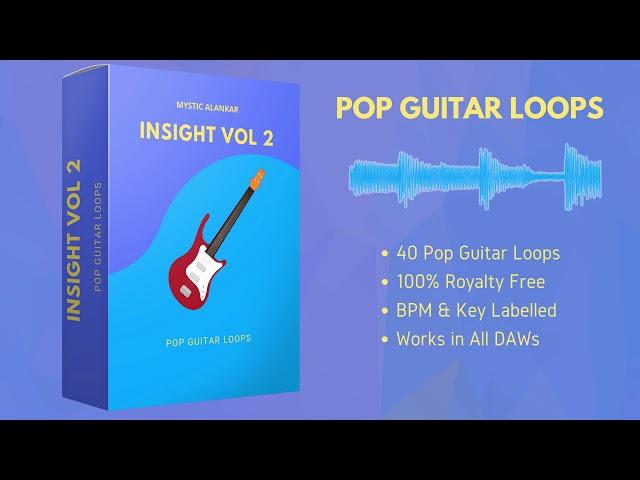 Pop Guitar Sample Pack | Electric Guitar Loops | Royalty Free