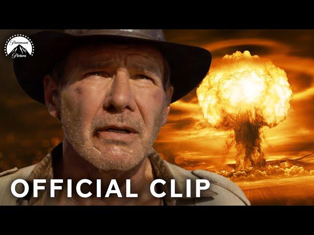 Indiana Jones Activates Atomic Bomb feat. Harrison Ford (Full Scene) | Paramount Movies