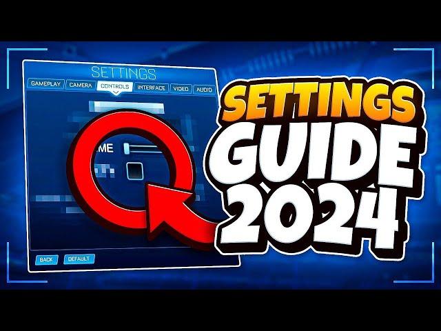 The BEST Rocket League CONTROLLER Settings 2024 | Keybinds, Camera, Video, FPS & More!