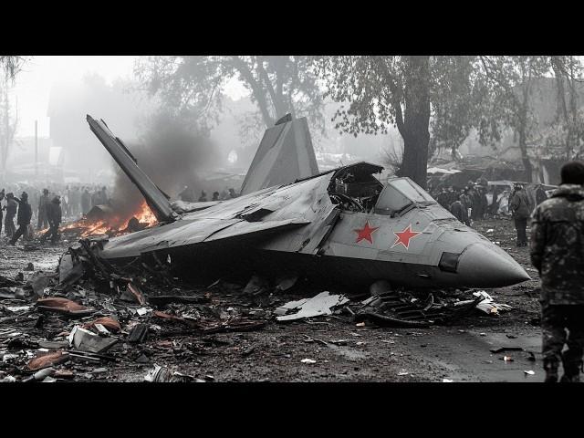 3 MINUTES AGO! Ukraine's F-16 DOWNED 3 Russian Most Advanced SU-57 in a row near Crimea!