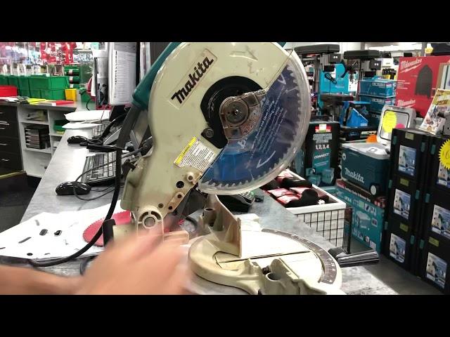 HOW TO:- Change Blade On Vintage Makita Drop Saws LS1040