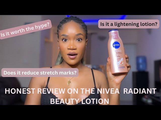 Nivea radiant and even glow lotion review / best brightening lotion or not @nivea