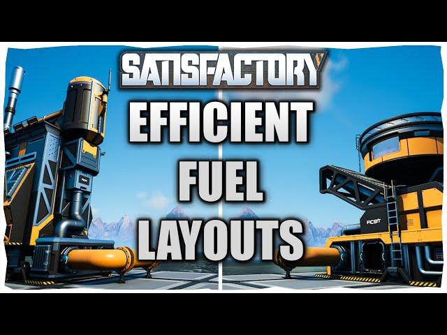 100% Efficient Alternate Fuel Layouts For Every Player in Satisfactory