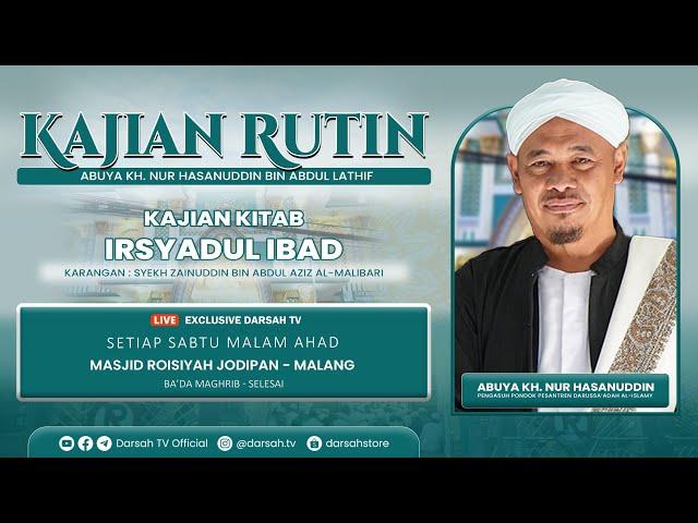 LIVE | Kajian Rutin Abuya KH Nur Hasanuddin  Kitab Iryadul Ibad  - Masjid Roisiyah Jodipan Wetan.ᴴᴰ