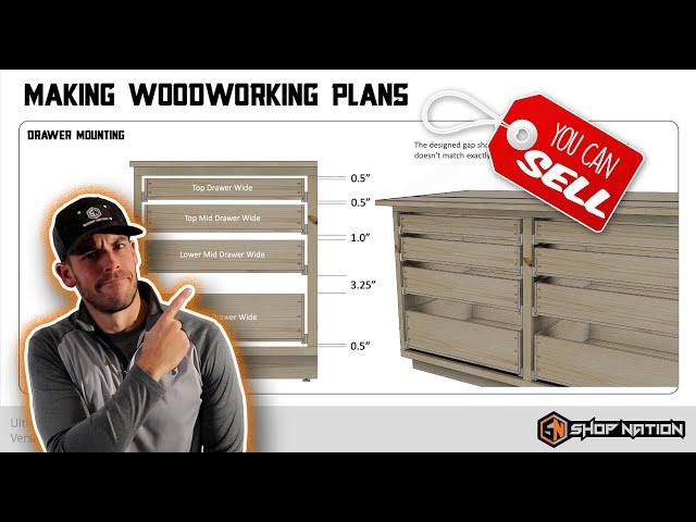 How I Make Woodworking Plans // Woodworking Business