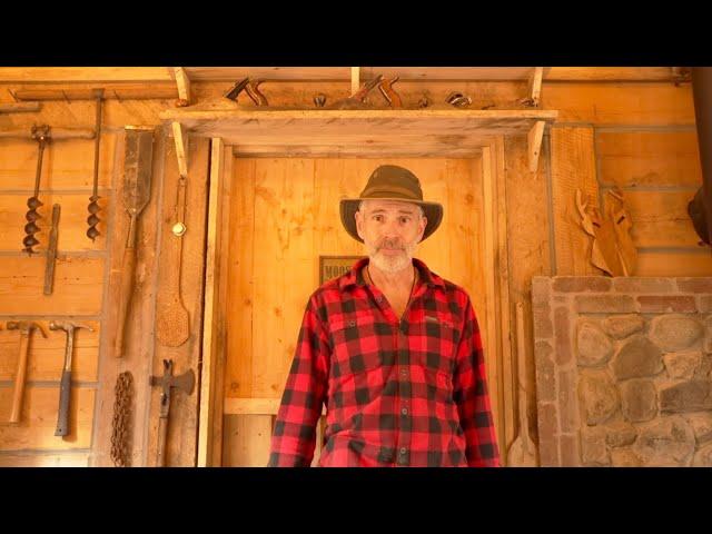 Tour of my Old Fashioned, Off-grid Wood Shop & Building a Timber Frame Maple Sugar Shack