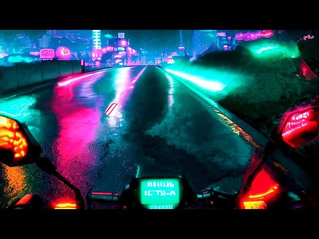 Ryvid Anthem Motorcycle Ride - Cyberpunk style