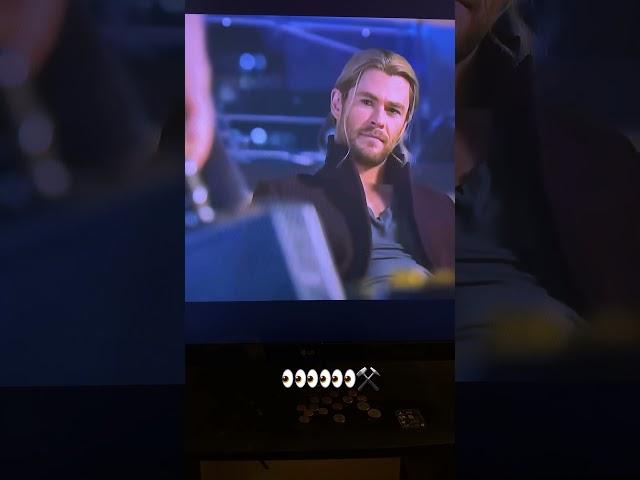 Thor finding out Cap is worthy #avengers #movies #marvel #suscribe