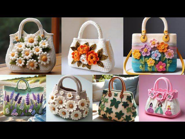 Gorgeous CrochetBags Collections| handmade crochet bags design | handbag designs for girls