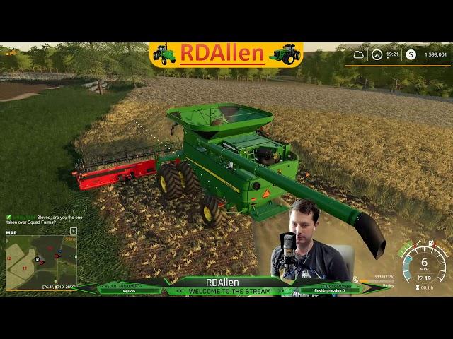 The Squad Farming Tournament Team 1 RDAllen and Klutch Farming Simulator 19 (Live Part 1)