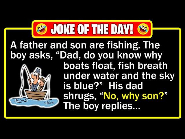  BEST JOKE OF THE DAY! - As the boat drifts  the boy's eyes grow wide with...  | Funny Daily Jokes