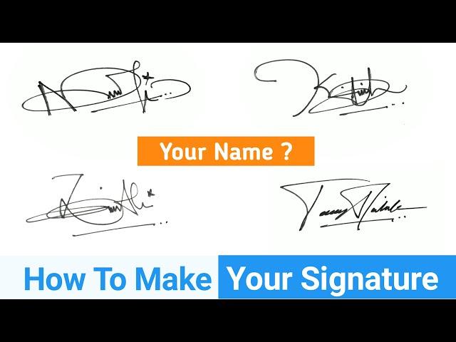 ️ Signature Tutorial | How To Make Professional Signature
