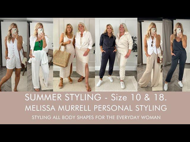 Summer Styling for the Everyday Woman. UK Size 10 & 18. How to balance out a large chest and stomach