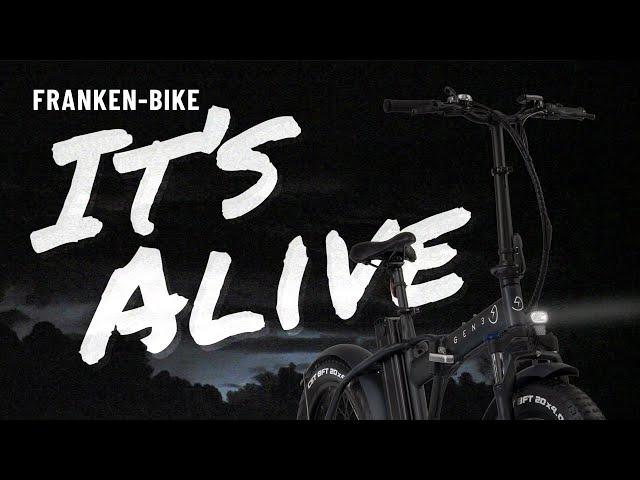 THE FRANKEN-BIKE - It's Alive - GEN3 The Groove Folding Electric Bike