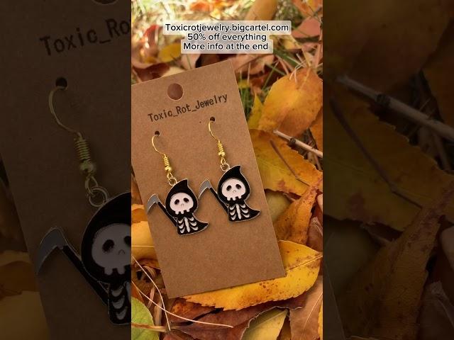 Halloween jewelry | Small Handmade Jewelry Business 50% Off Everything Flash Sale