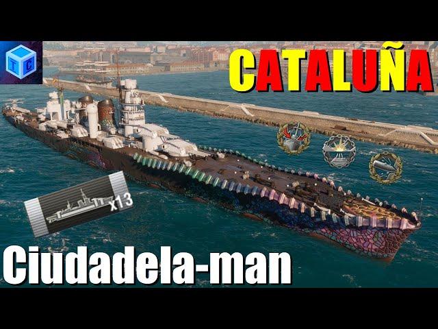 World Of warships Español: Cataluña | Ciudadela-man