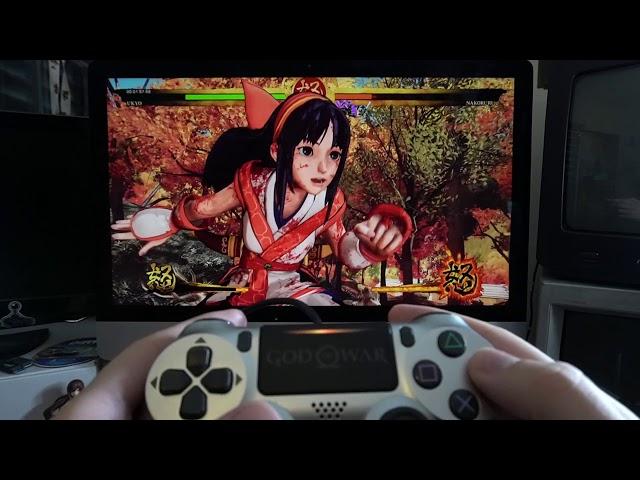 First try of Google Stadia - Samurai Shodown Gameplay. Input lag and image quality test.