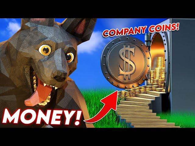 How Much COMPANY COINS Can I Make in 20 MINUTES! (Animal Company VR)