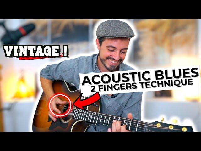 PLAY LIKE A PRO on this BLUES ACOUSTIC Old School