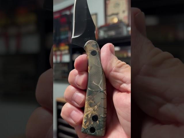 Old Timer Pro Hunter Camo SharpFinger Knife Upclose and Personal