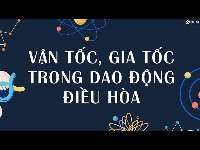 Vận tốc, gia tốc trong dao động điều hòa - Vật lí 11