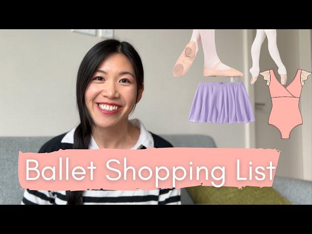 Adult Beginner Ballet Starter Pack || My Recommendations & Personal Favorites