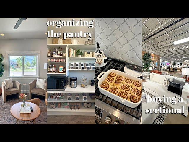 Getting Back to a Routine, Organizing the New Pantry, + New House Updates | Moving Vlog #7