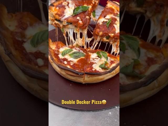 Double Decker Pizza   #pizzalover