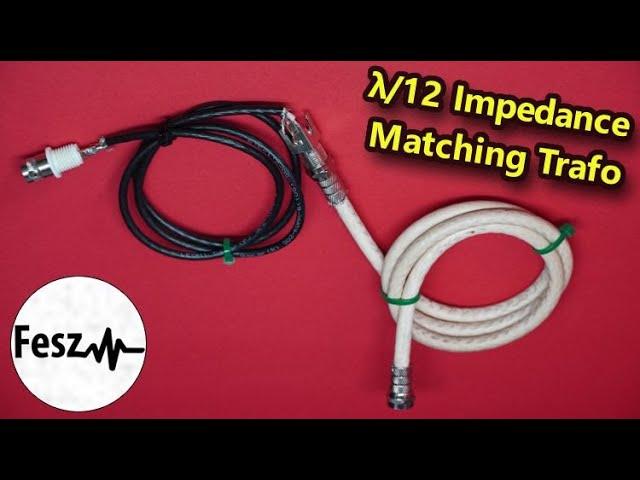 12th Wavelength Impedance Matching Transformer