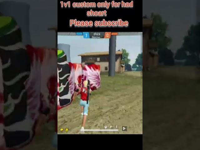 free fire custom #short #video 1v1 999+.shoaib vs as gaming please subscribe our support me india Ab