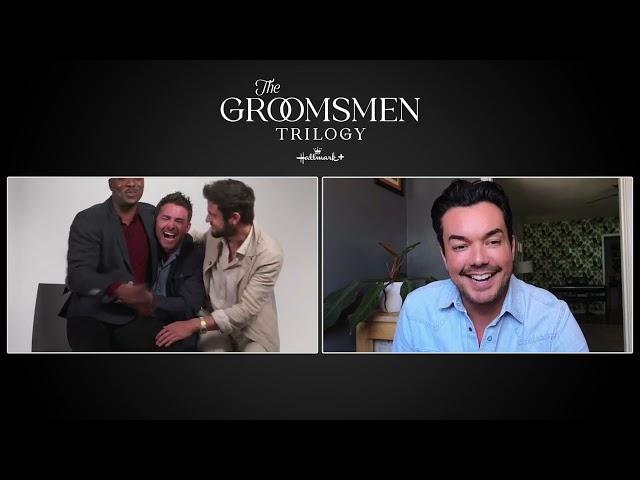 Jonathan Bennett, B.J. Britt, and Tyler Hynes On Hallmark’s First Gay Wedding in “The Groomsmen"