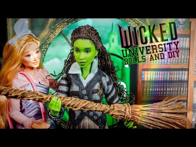 Wicked: University Dolls & DIY Witch’s Broom Using a Toilet Paper Roll