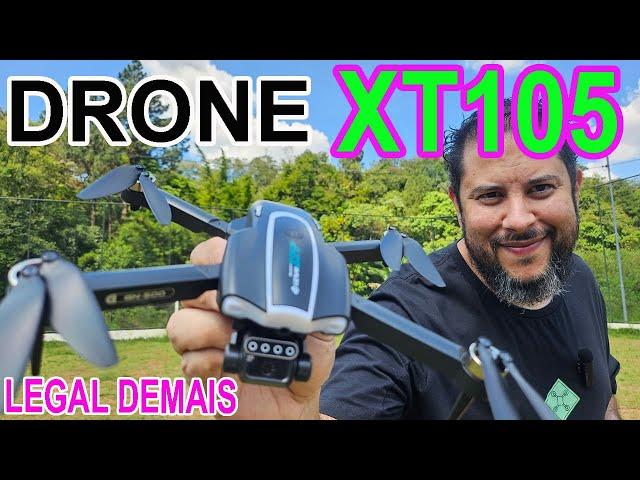 Drone XT105 teste externo como Ligar qualidade da imagem camera e aplicativo Drone legal demais