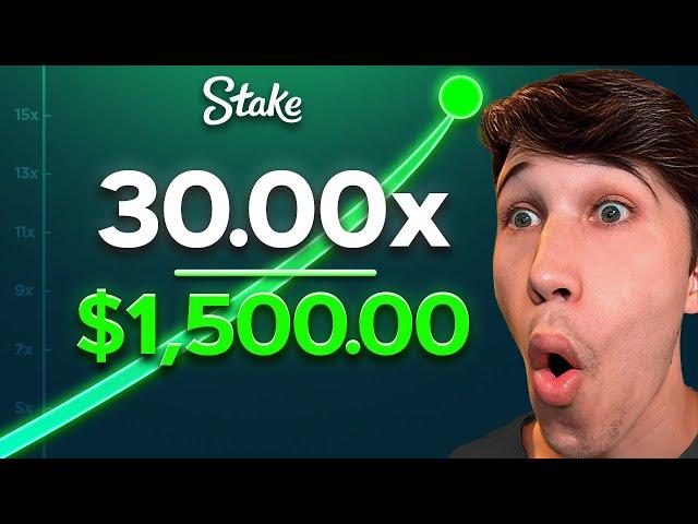 THIS INSANE STAKE CRASH STRATEGY ACTUALLY WORKS!