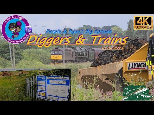 Diggers & Trains at Wilson's Farm Crossing Ft. No.35018 "British India Line"